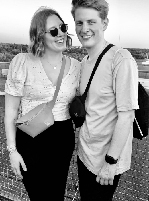Foto von Hannah Bethke und Luis Seidel bei der Extraschicht